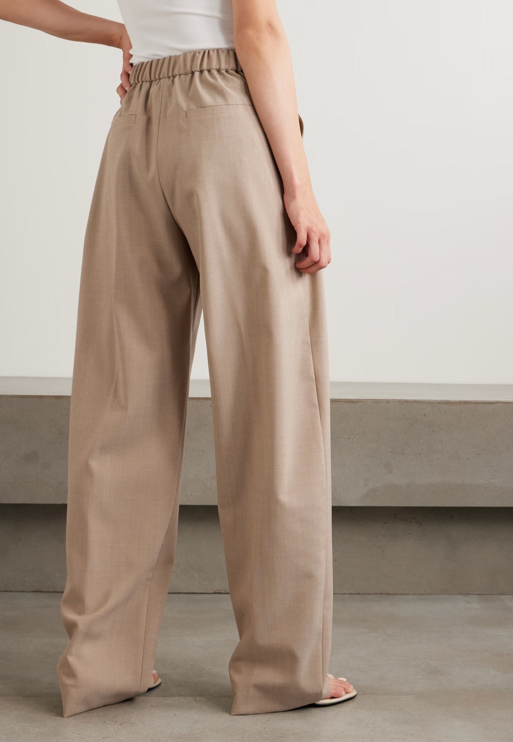 Sportmax Salvo Pantalone Sartoriale in Pura Lana