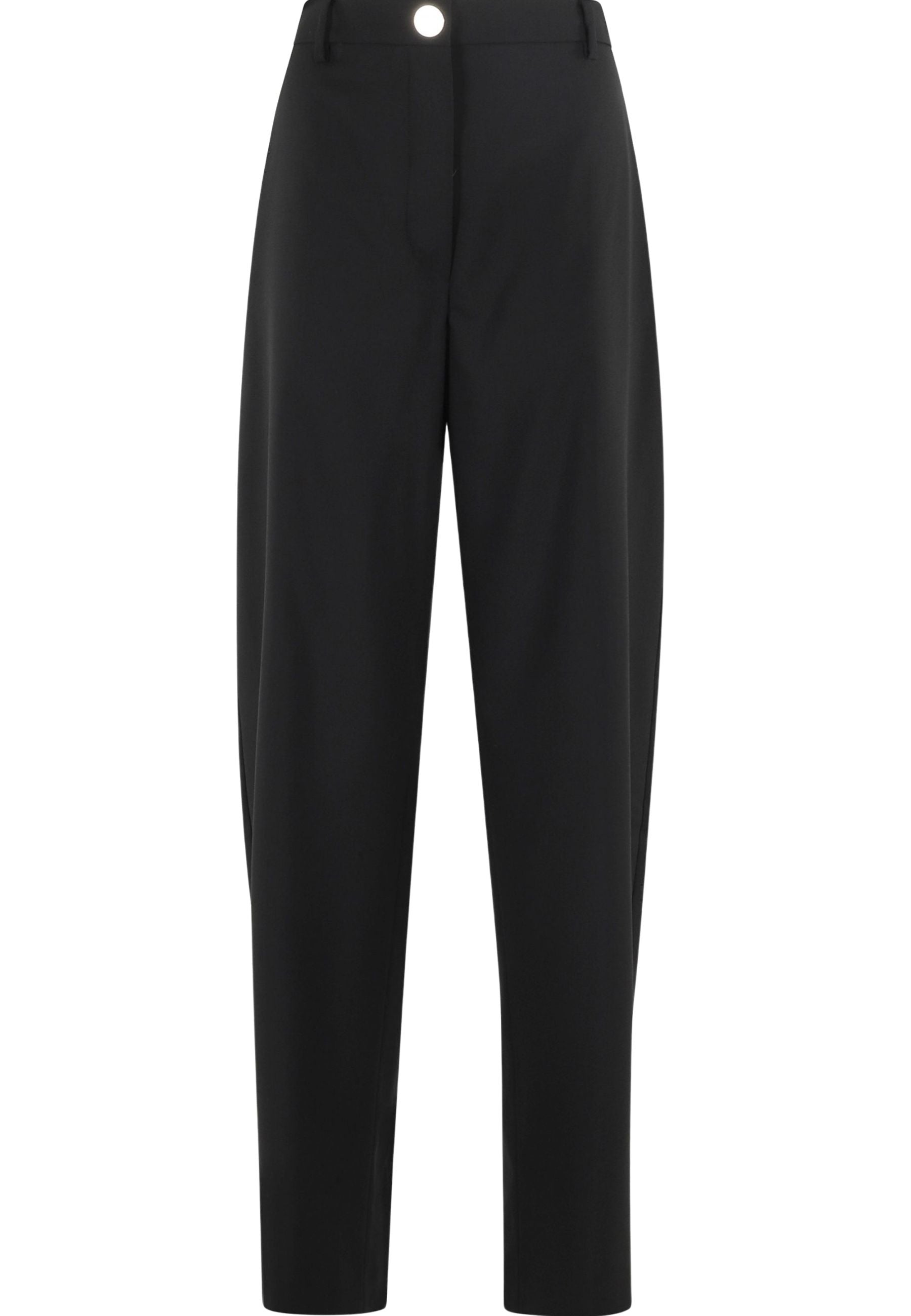 Sportmax Salvo Pantalone Sartoriale in Pura Lana Nero
