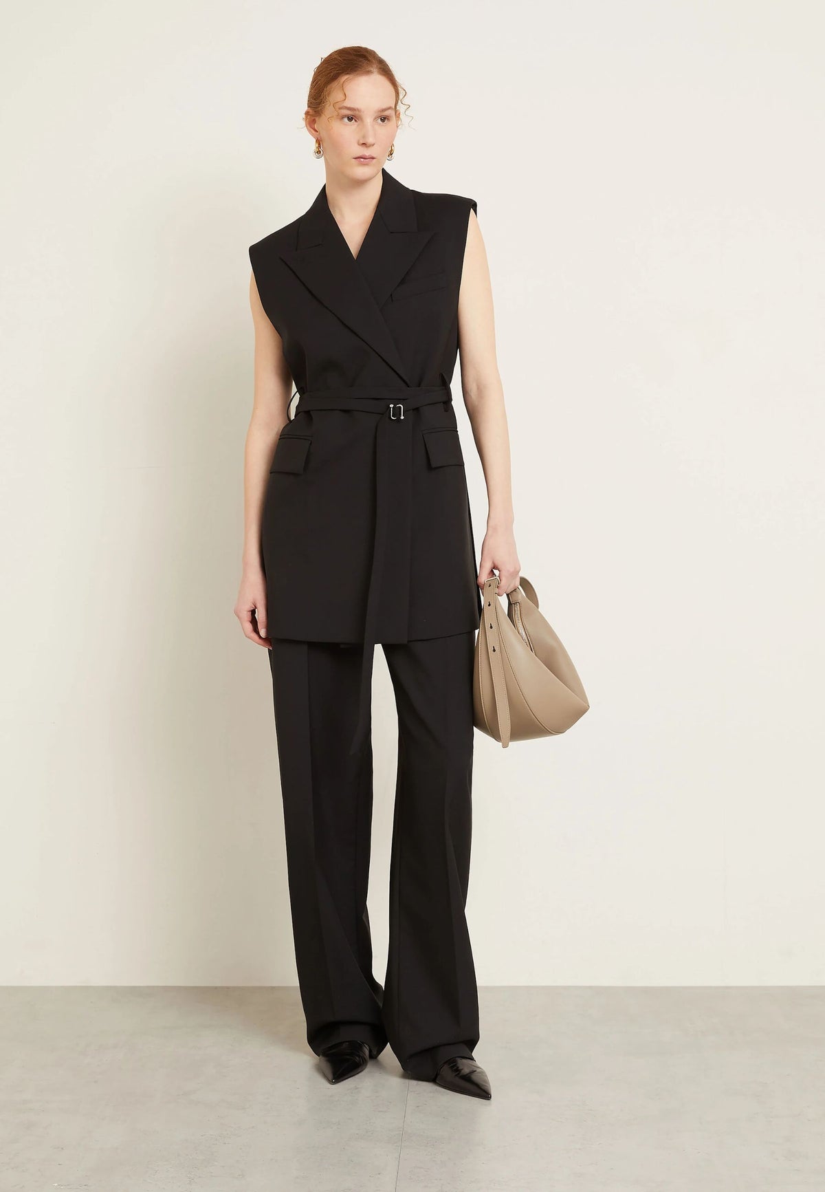 Pantalone a gamba dritta in pura lana - Sportmax