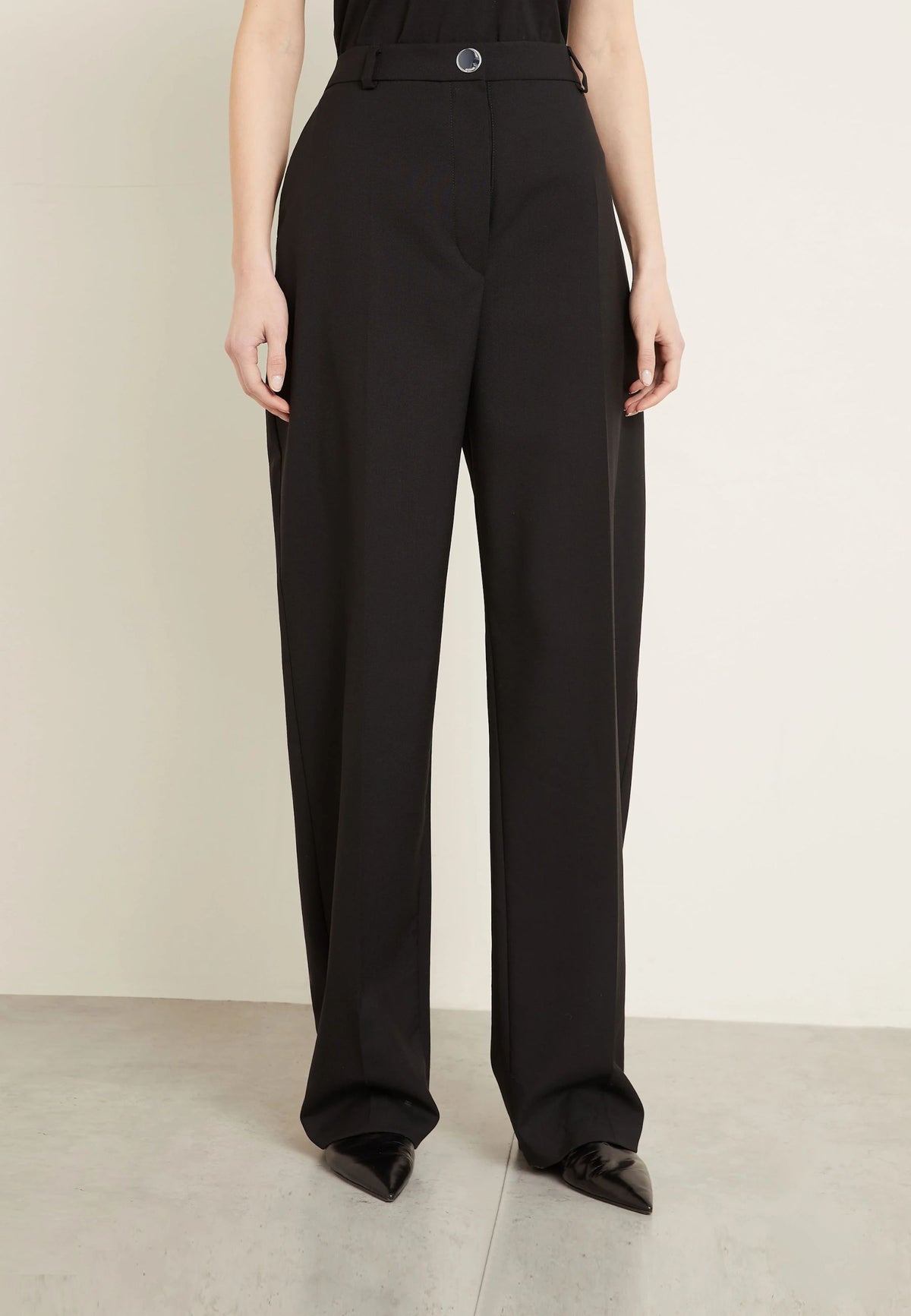 Pantalone a gamba dritta in pura lana - Sportmax