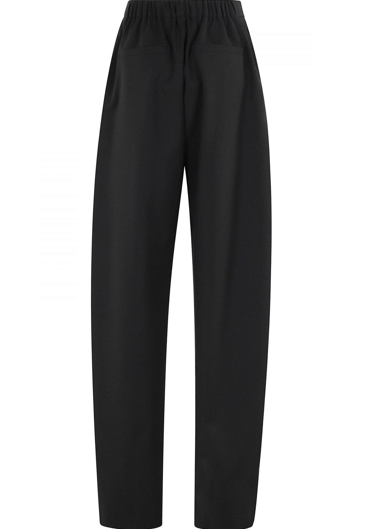 Sportmax Salvo Pantalone Sartoriale in Pura Lana Nero