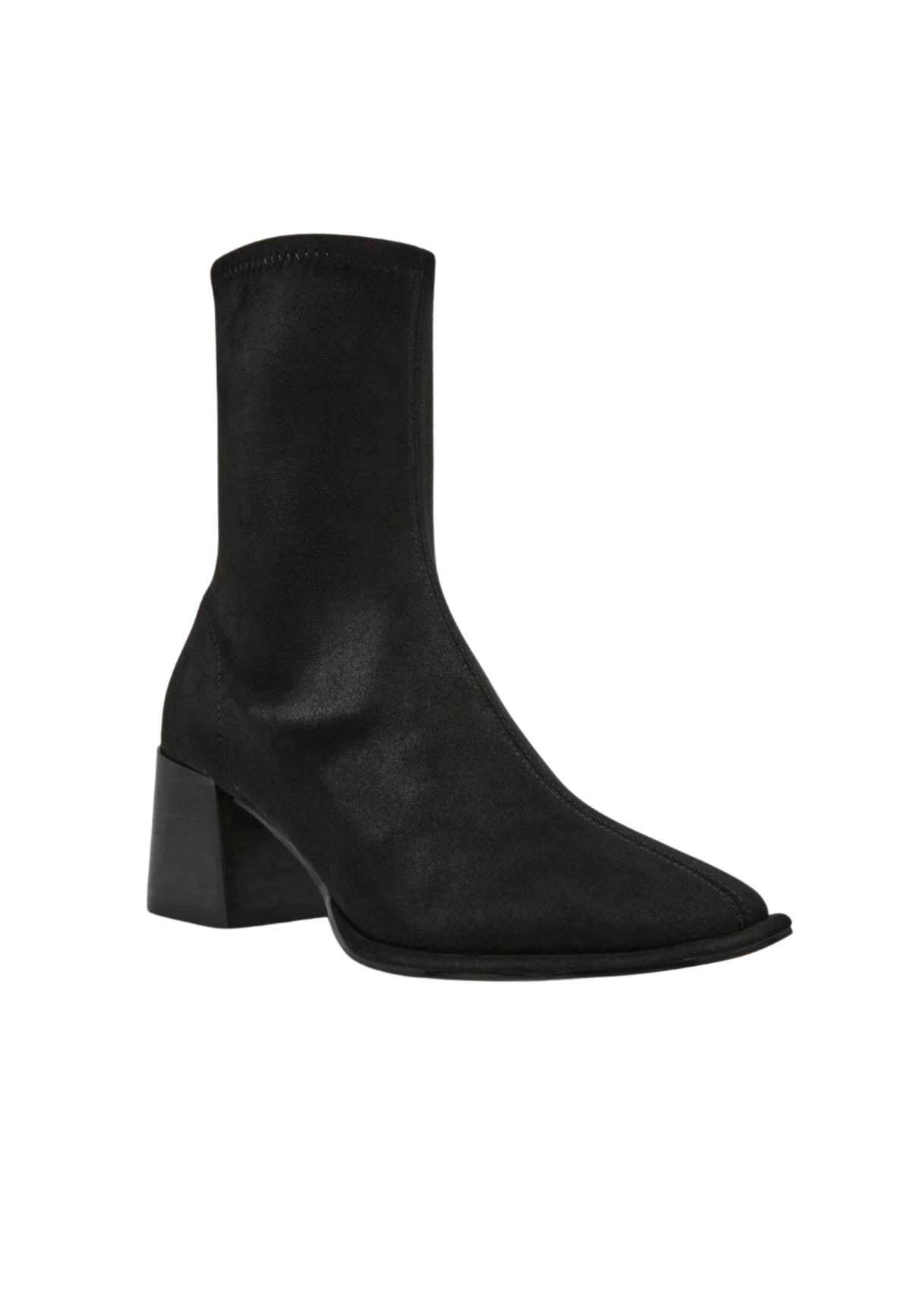 Steve Madden Nextstep - Tronchetto Nero in Microsuede