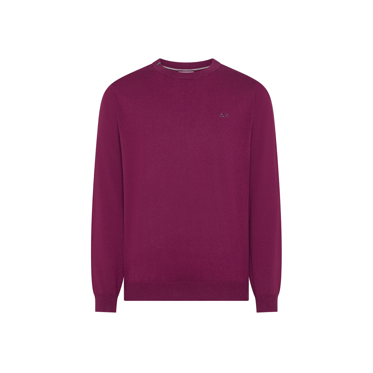SUN68 Maglia Girocollo Uomo in Lana e Cotone