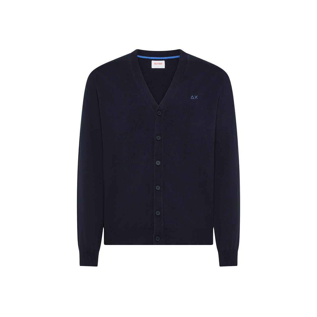 SUN68 - Cardigan Uomo in Lana e Cotone
