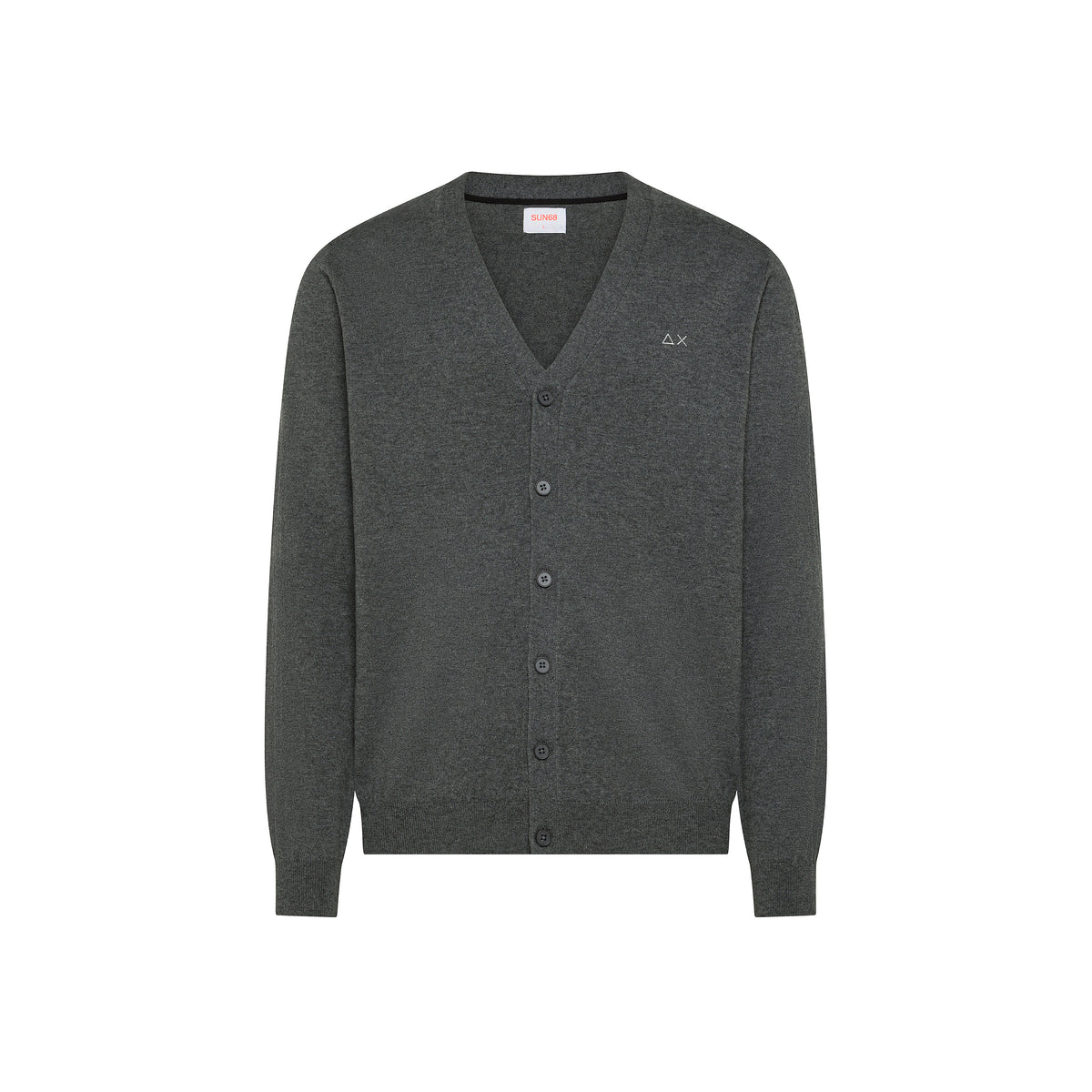 SUN68 - Cardigan Uomo in Lana e Cotone
