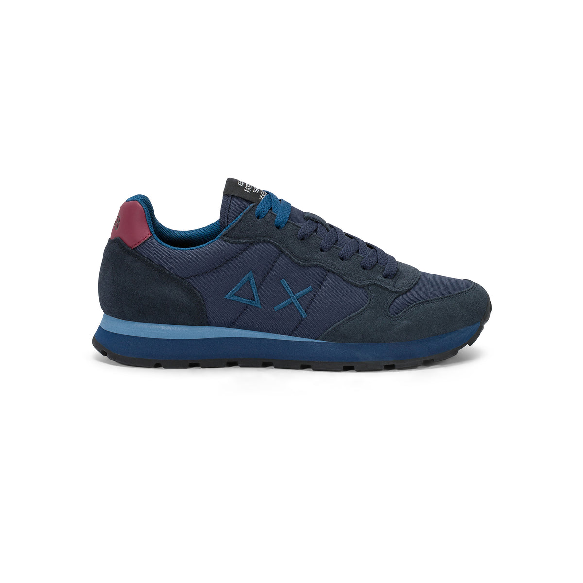 SUN68 - Sneaker Tom Uomo in Nylon e Suede