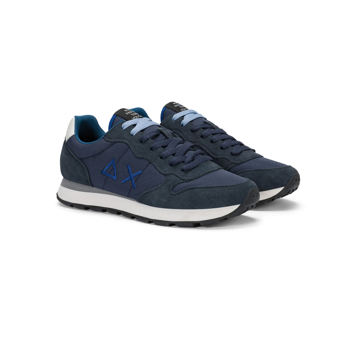 SUN68 - Sneaker Tom Uomo in Nylon e Suede