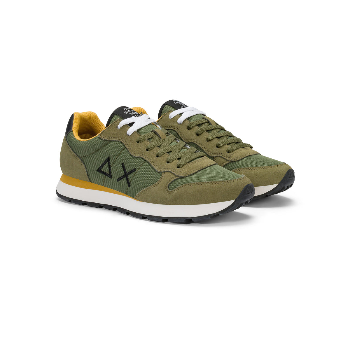 SUN68 - Sneaker Tom Uomo in Nylon e Suede