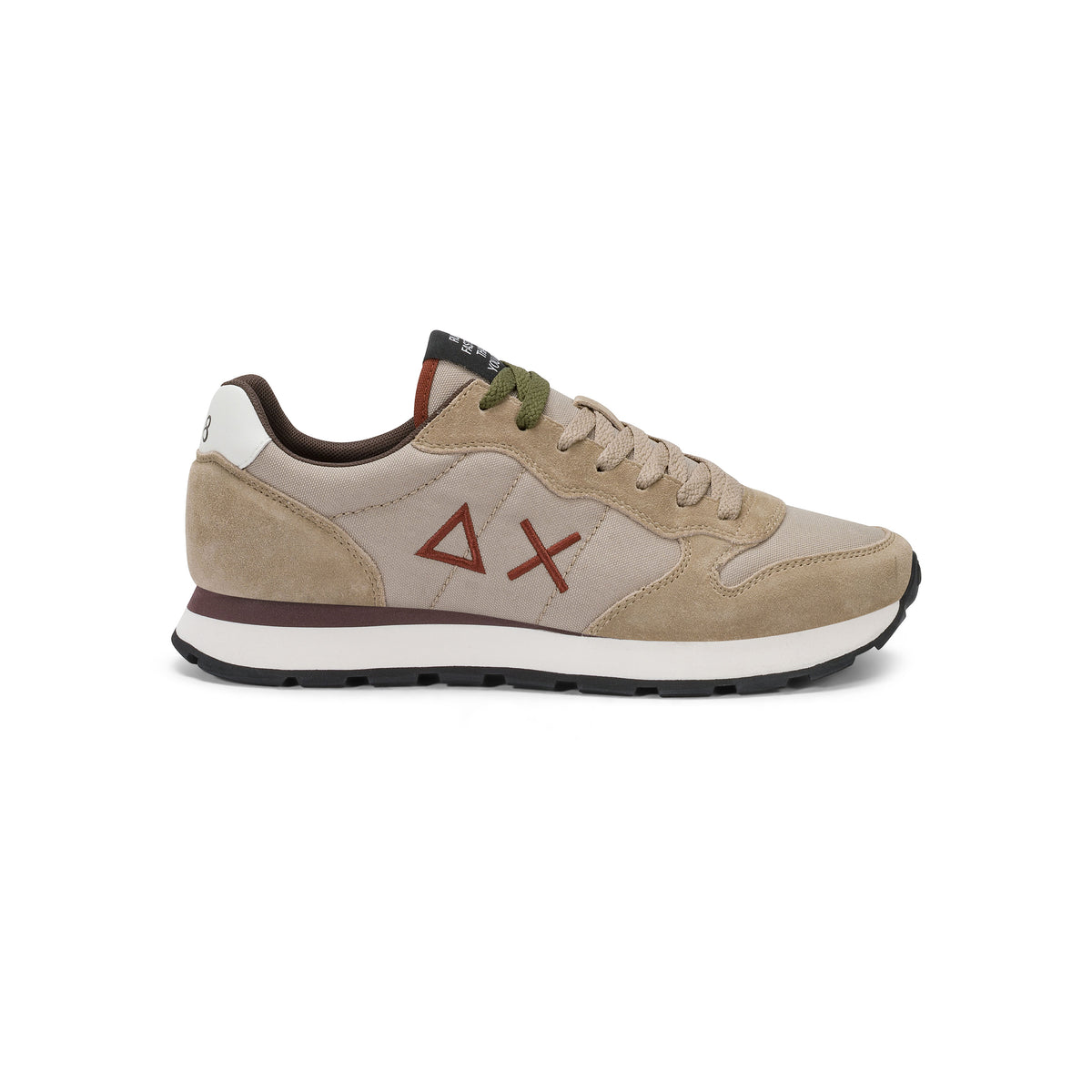 SUN68 - Sneaker Tom Uomo in Nylon e Suede