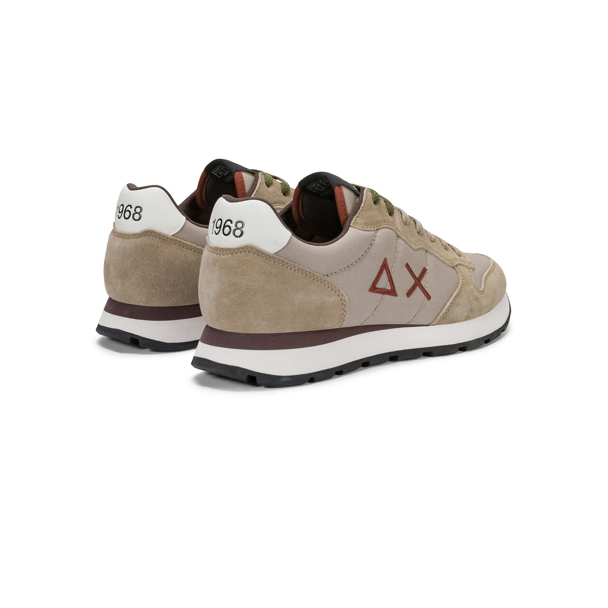 SUN68 - Sneaker Tom Uomo in Nylon e Suede