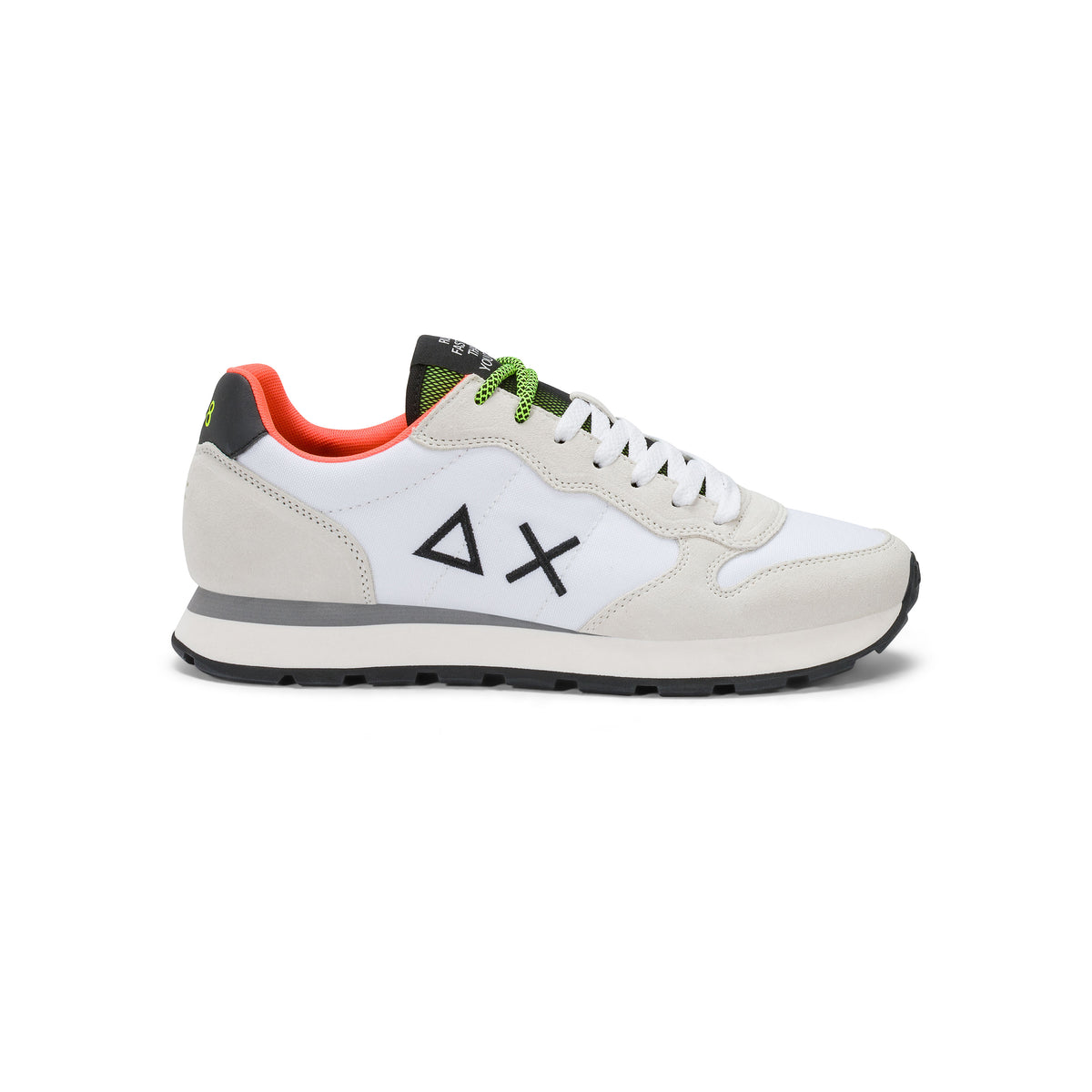SUN68 - Sneaker Tom Fluo Uomo in Nylon e Suede