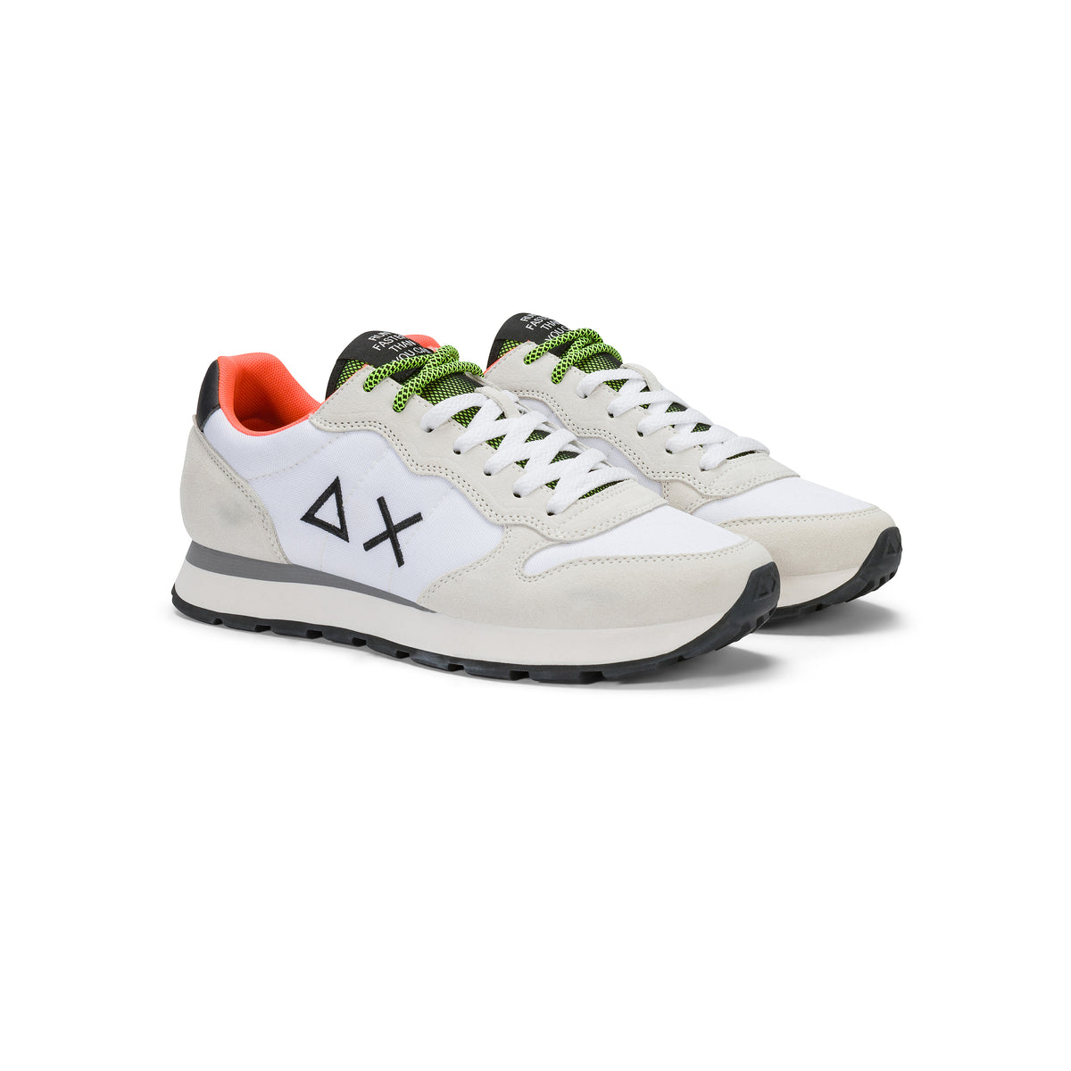 SUN68 - Sneaker Tom Fluo Uomo in Nylon e Suede