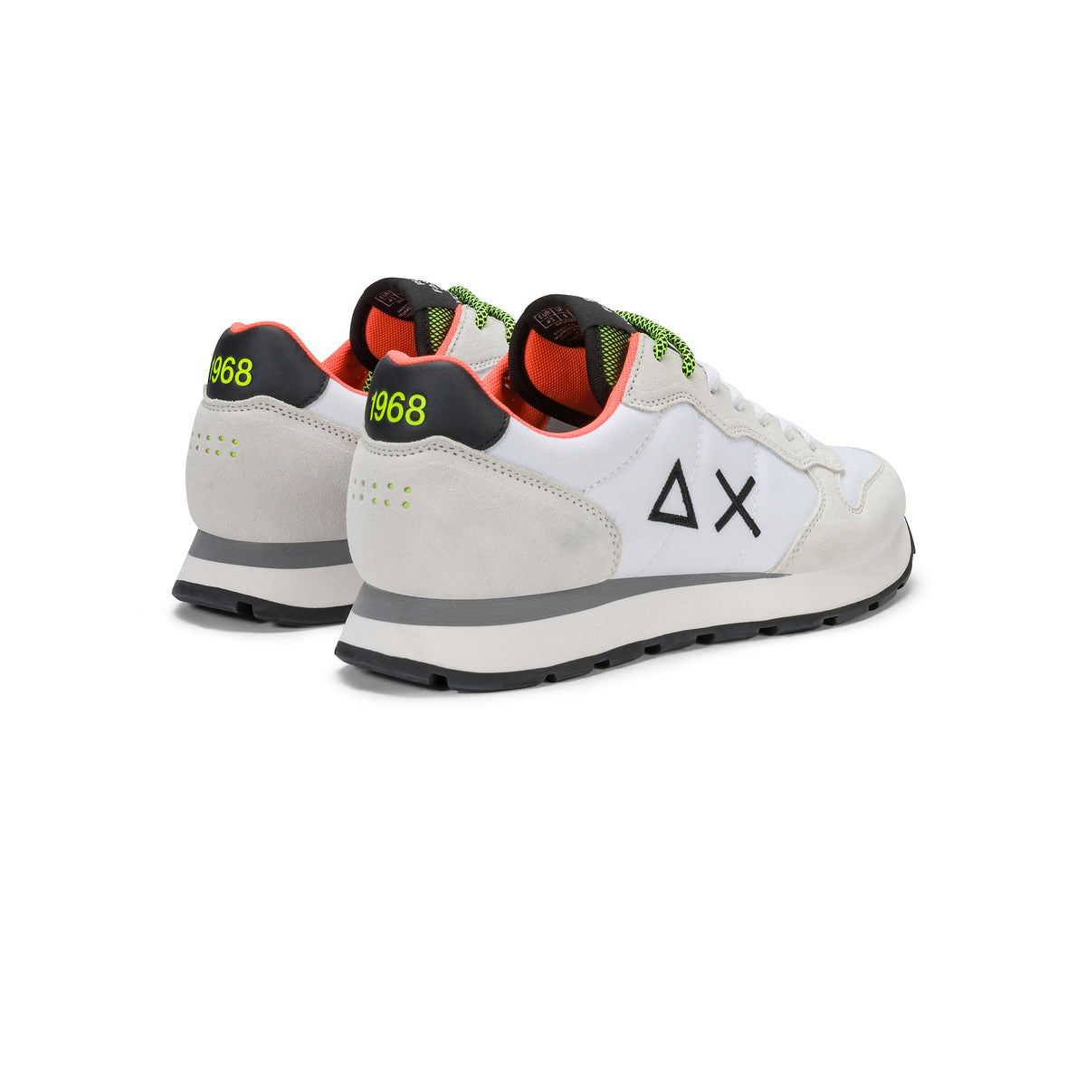 SUN68 - Sneaker Tom Fluo Uomo in Nylon e Suede