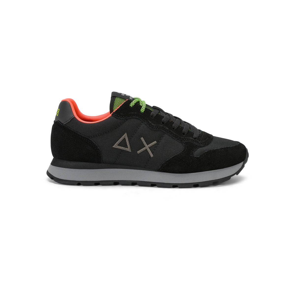 SUN68 - Sneaker Tom Fluo Uomo in Nylon e Suede