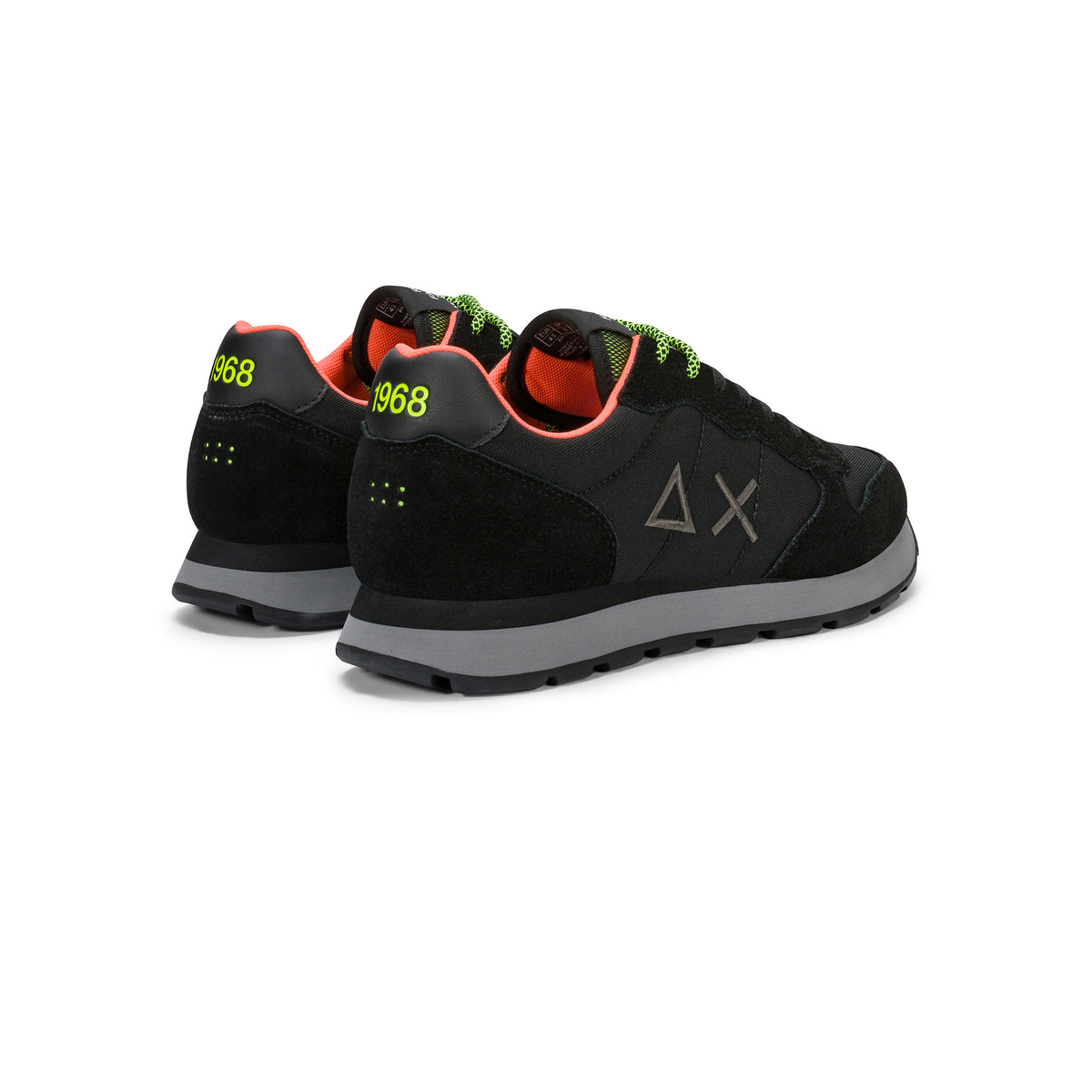 SUN68 - Sneaker Tom Fluo Uomo in Nylon e Suede