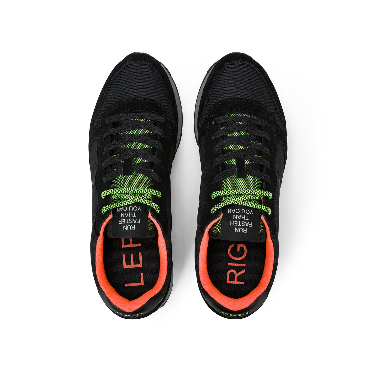 SUN68 - Sneaker Tom Fluo Uomo in Nylon e Suede