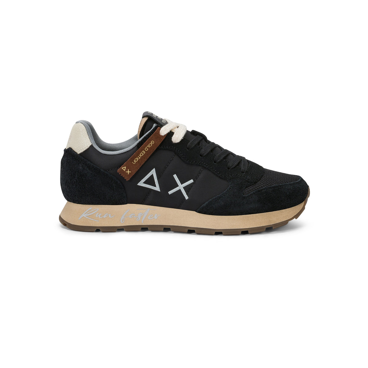 SUN68 - Sneaker Tom Vintage Uomo in Nylon e Suede