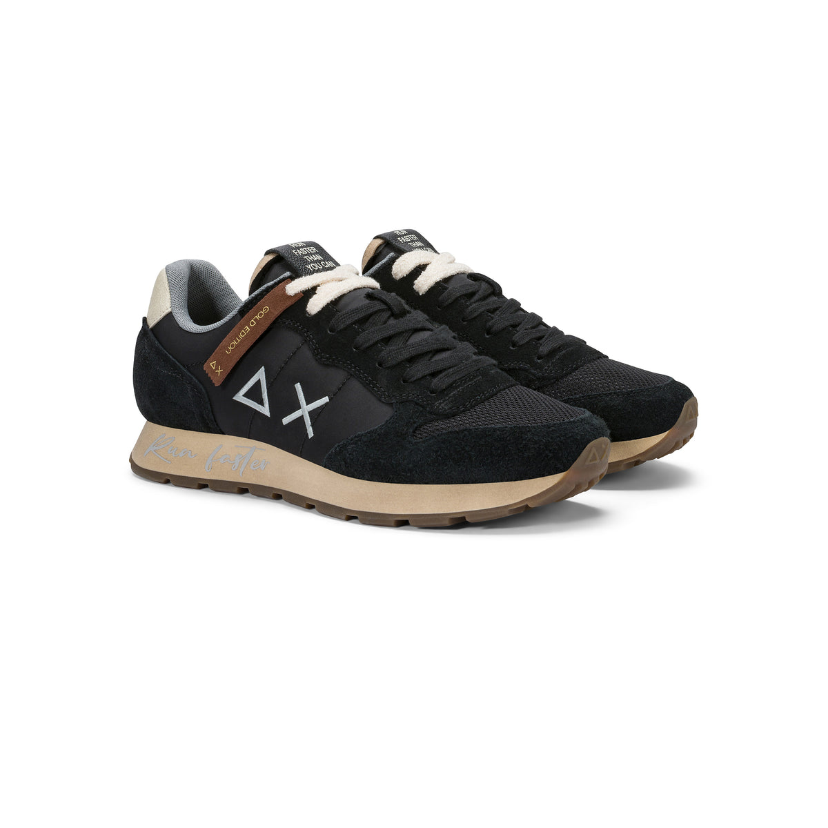 SUN68 - Sneaker Tom Vintage Uomo in Nylon e Suede