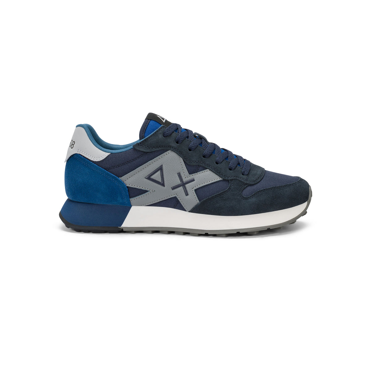 SUN68 - Sneaker Jaki 2.0 Solid Uomo in Suede e Nylon