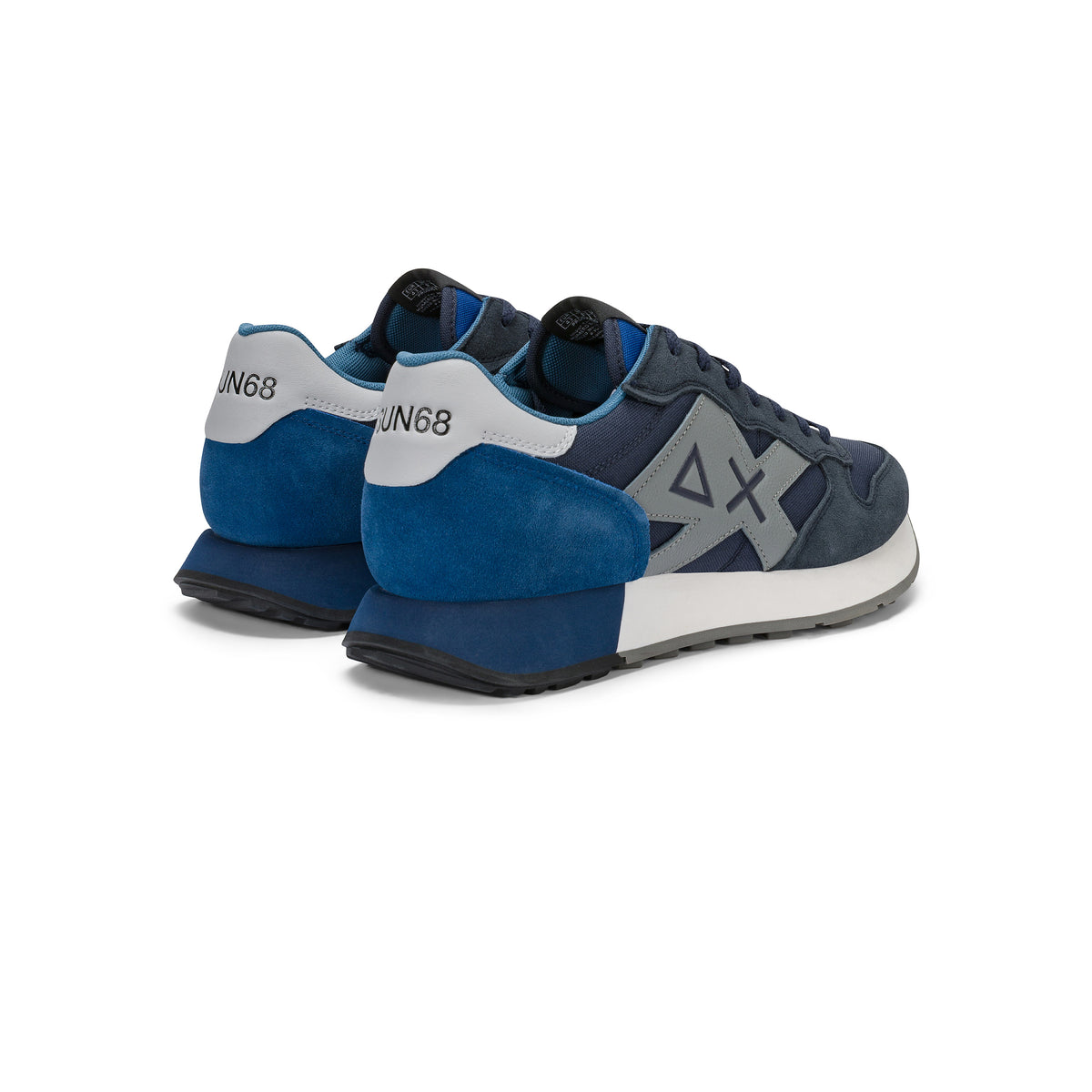 SUN68 - Sneaker Jaki 2.0 Solid Uomo in Suede e Nylon