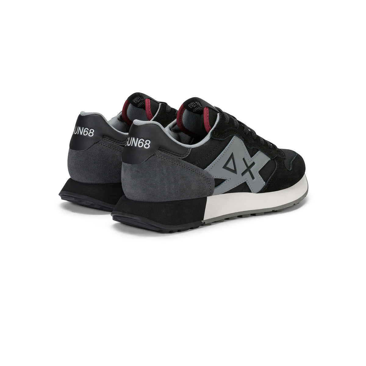 SUN68 - Sneaker Jaki 2.0 Solid Uomo in Suede e Nylon