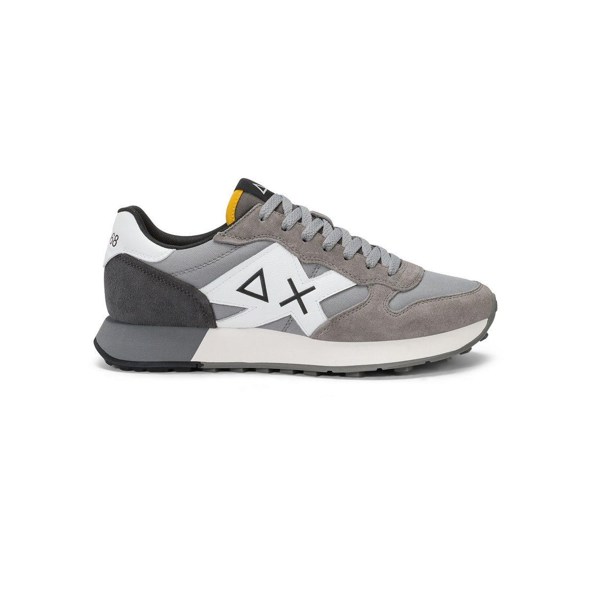 SUN68 - Sneaker Jaki 2.0 Solid Uomo in Suede e Nylon