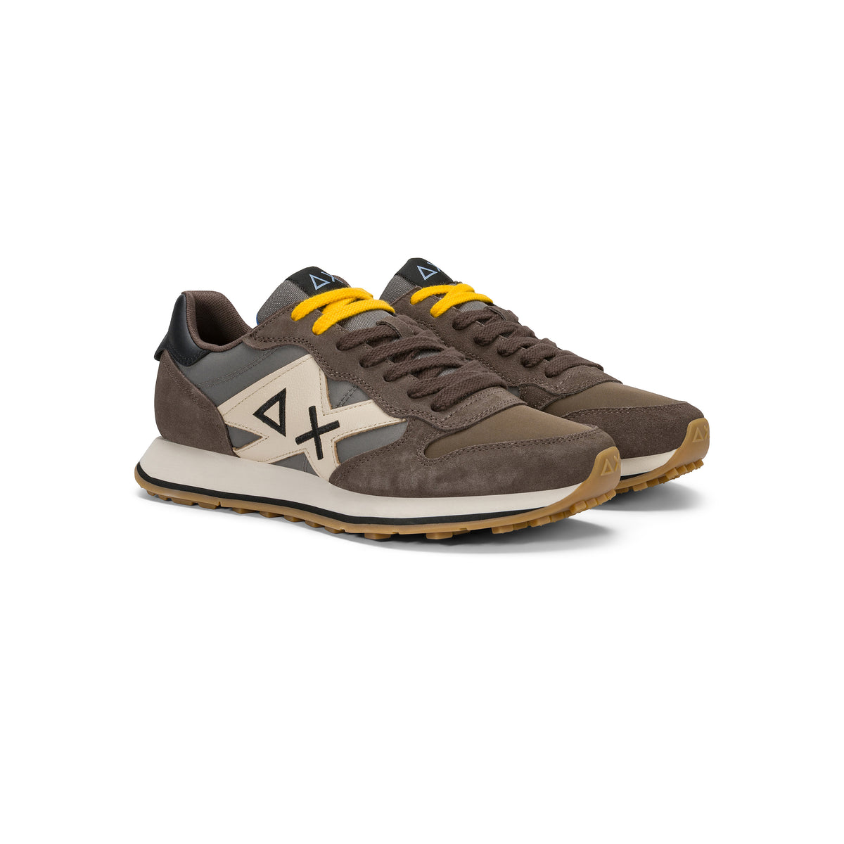 SUN68 - Sneaker Jaki 2.0 Bicolor Uomo in Suede e Nylon