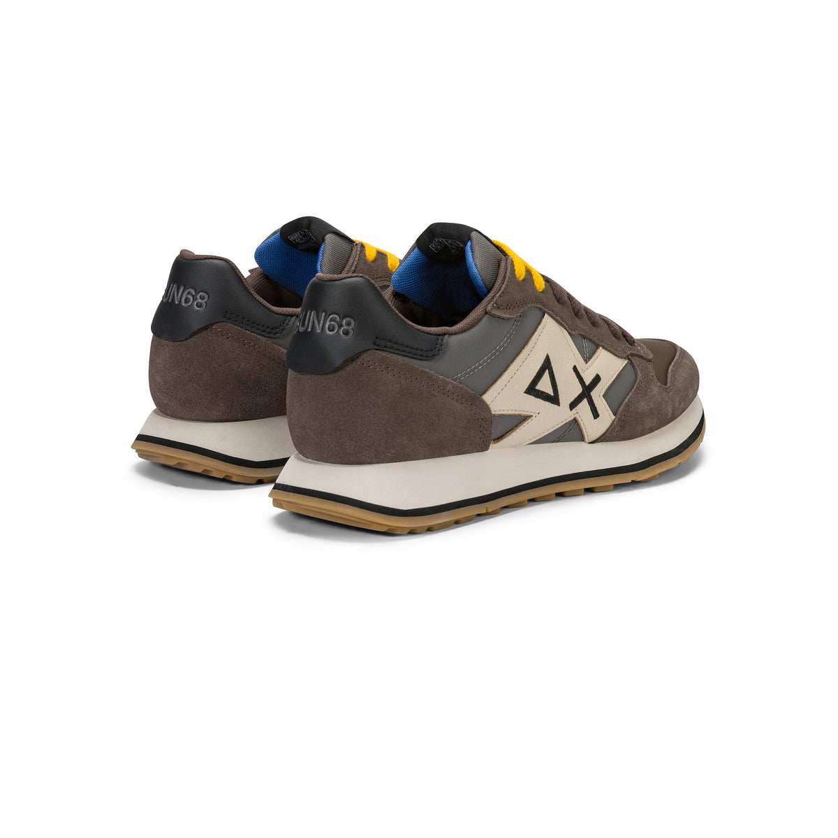 SUN68 - Sneaker Jaki 2.0 Bicolor Uomo in Suede e Nylon