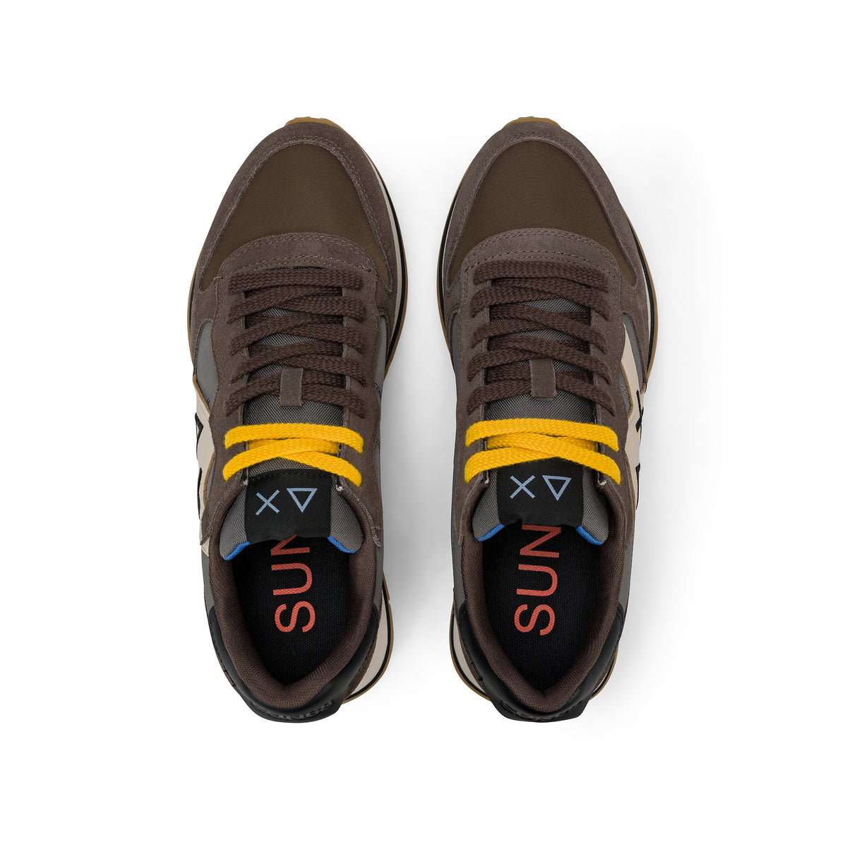 SUN68 - Sneaker Jaki 2.0 Bicolor Uomo in Suede e Nylon