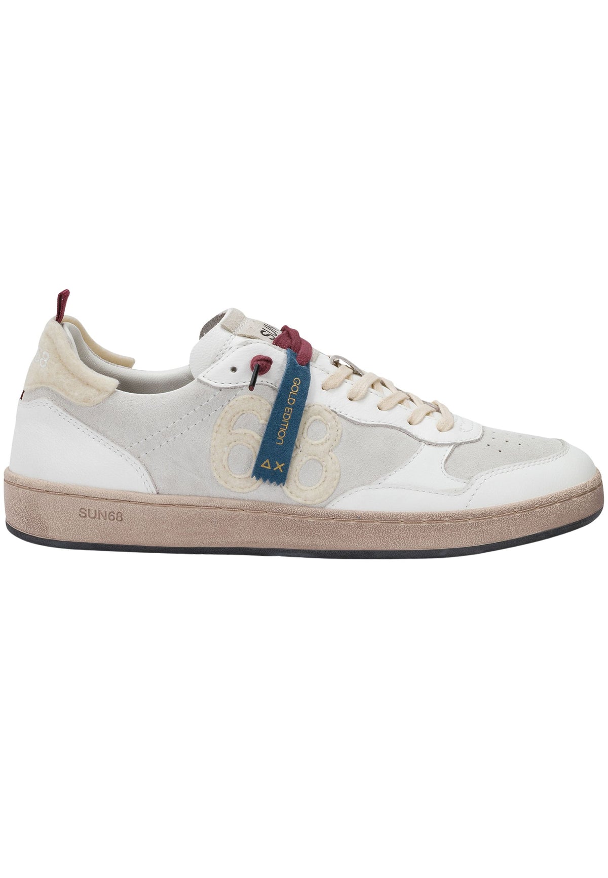 SUN68 - Sneaker Urban Basket 1968 in suede e pelle
