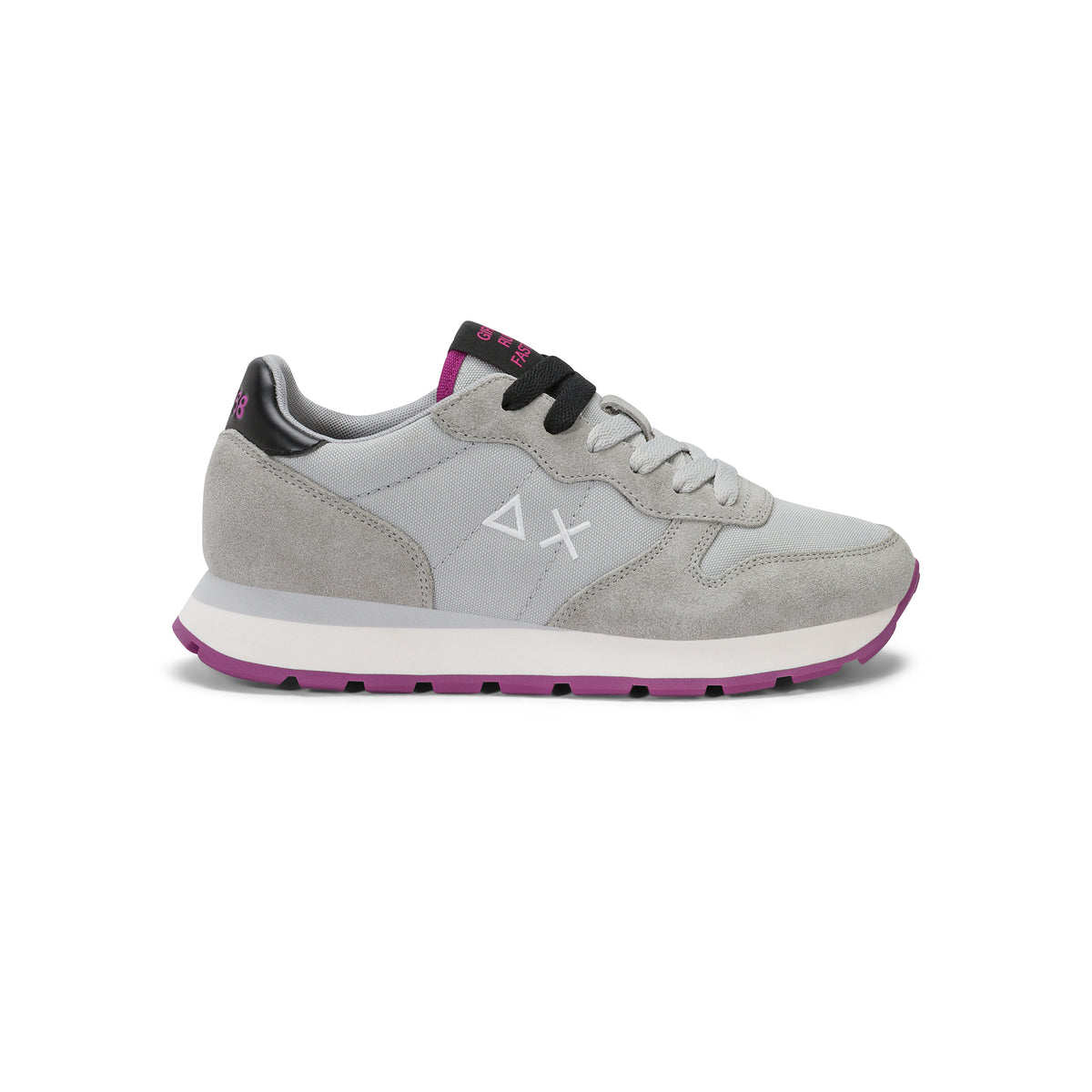 SUN68 - Sneaker Ally Solid Donna in Suede e Nylon