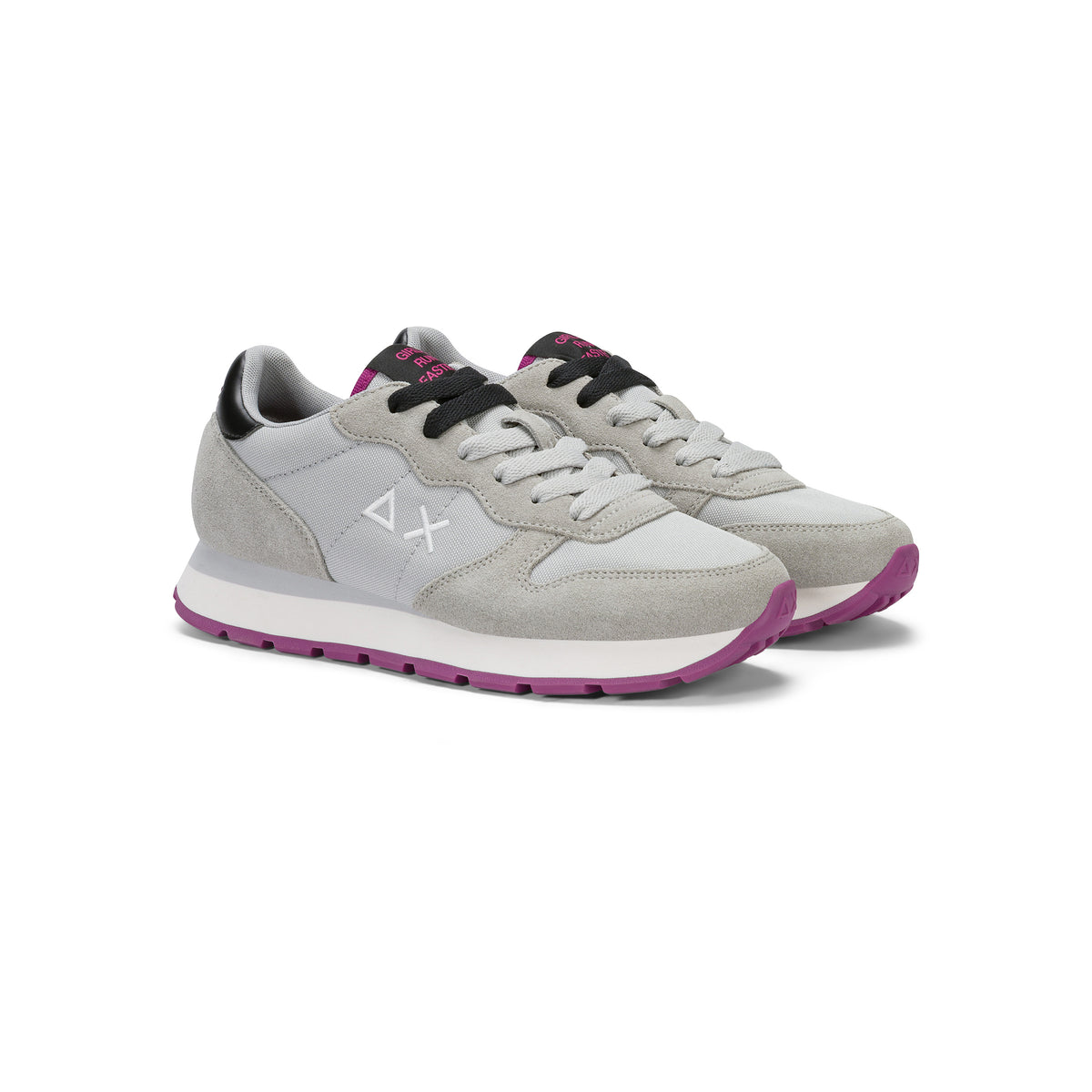 SUN68 - Sneaker Ally Solid Donna in Suede e Nylon