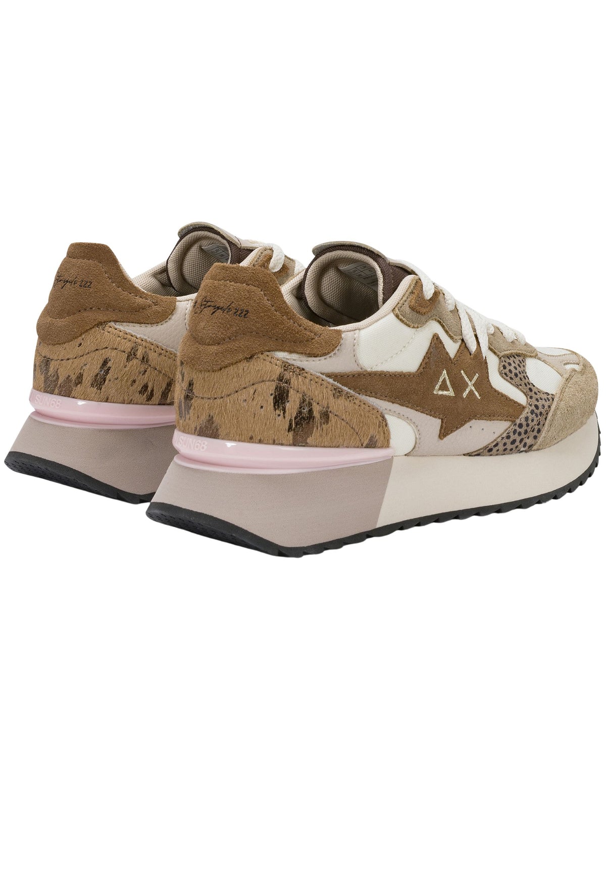 SUN68 - Sneaker Stargirl Multicolor in suede e nylon
