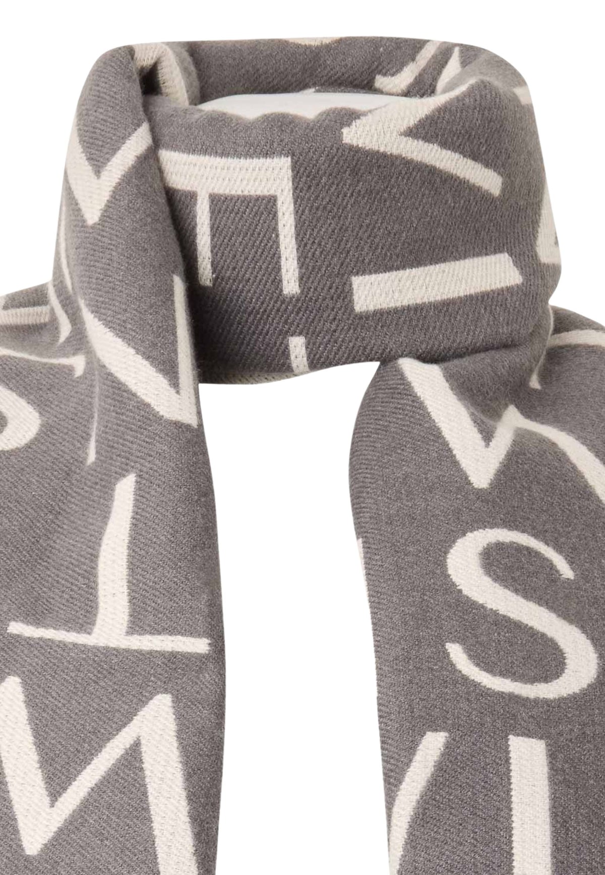 TWINSET - Stola con logo e frange
