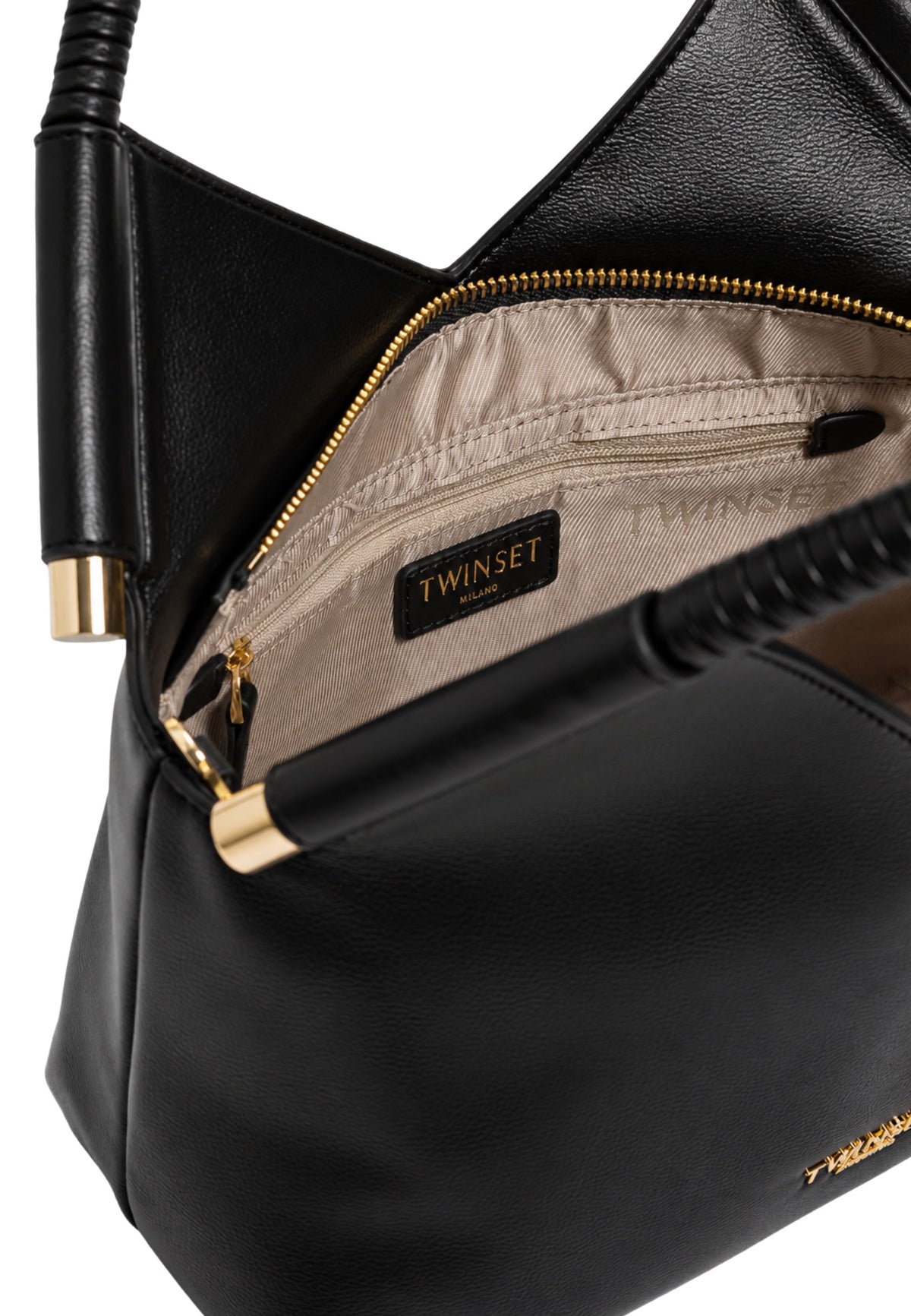 Twinset Borsa Velvet media con tracolla