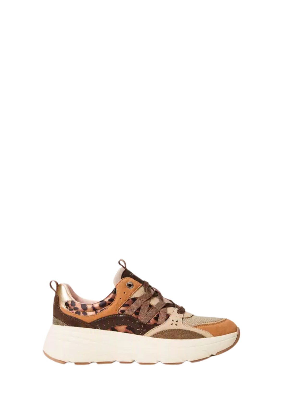 Twinset Milano - Sneakers running in pelle animalier