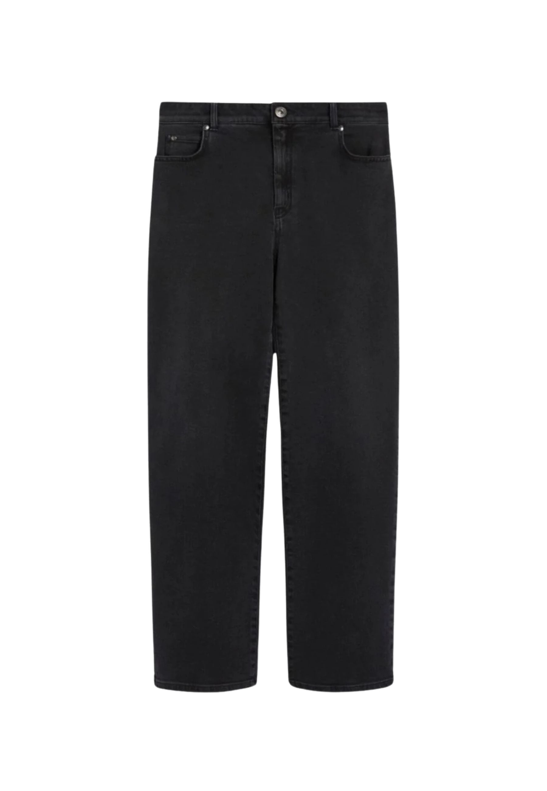 Jeans donna straight fit vita alta