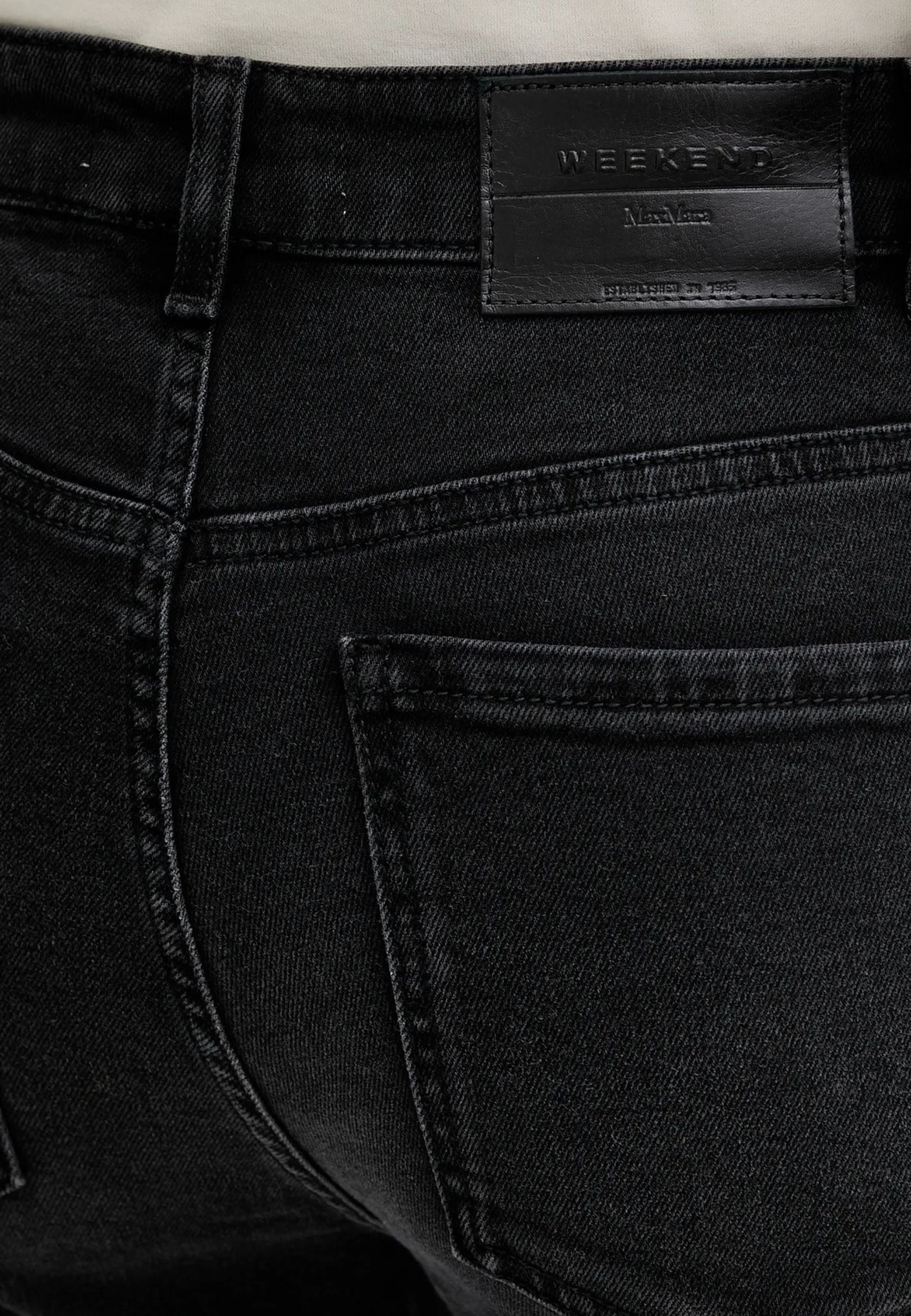 Jeans donna straight fit vita alta