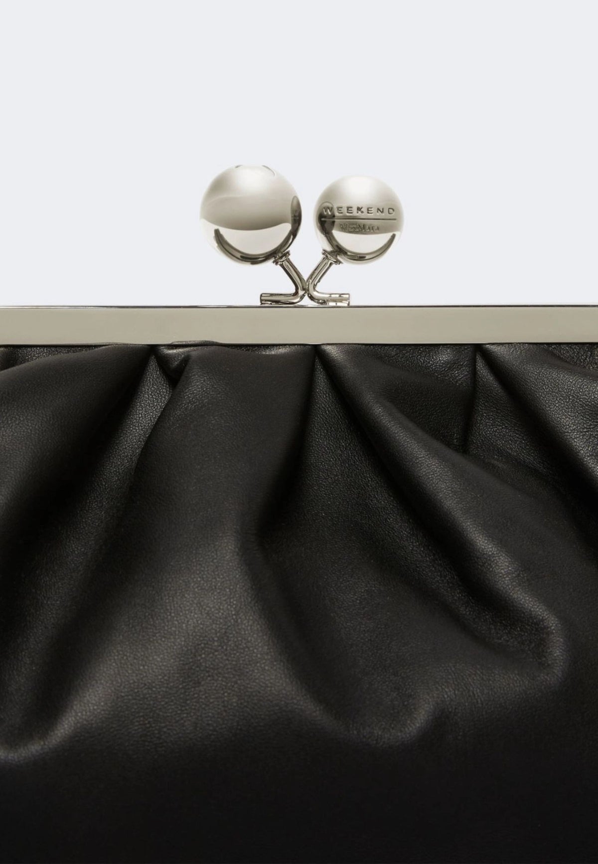 Weekend Max Mara - Pasticcino Bag Medium in montone nero