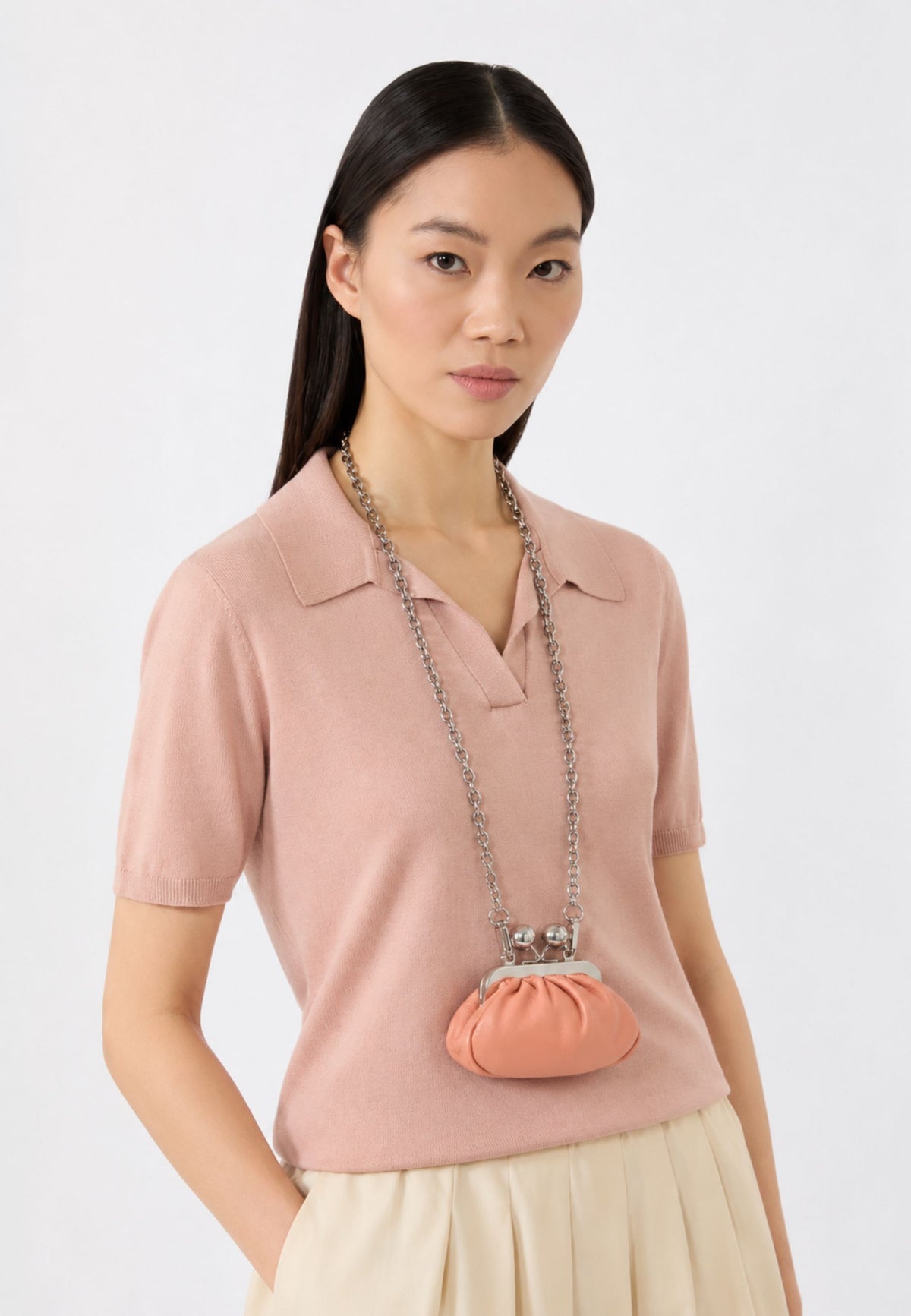WEEKEND MAX MARA Pasticcino Bag Nano in montone - Rosa