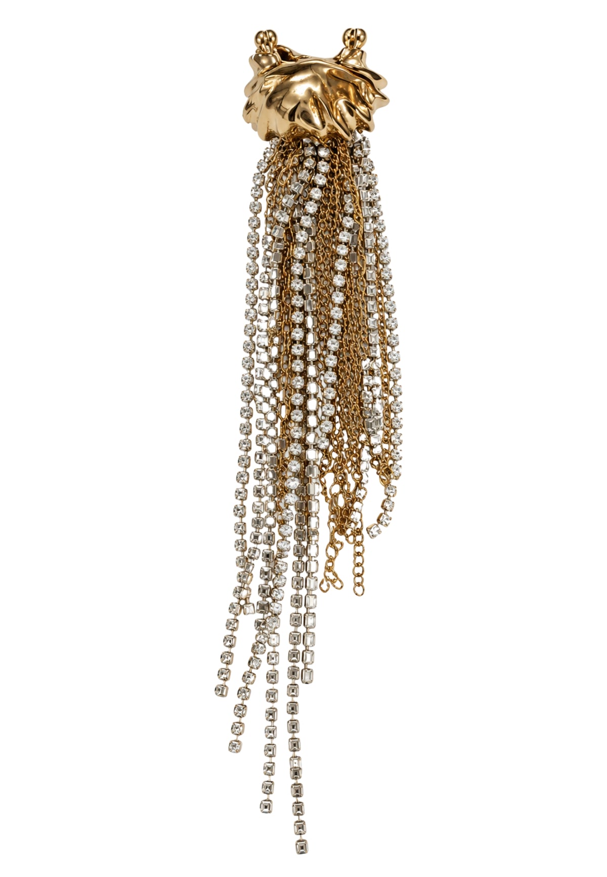 Weekend Max Mara - Spilla gioiello con frange di cristalli