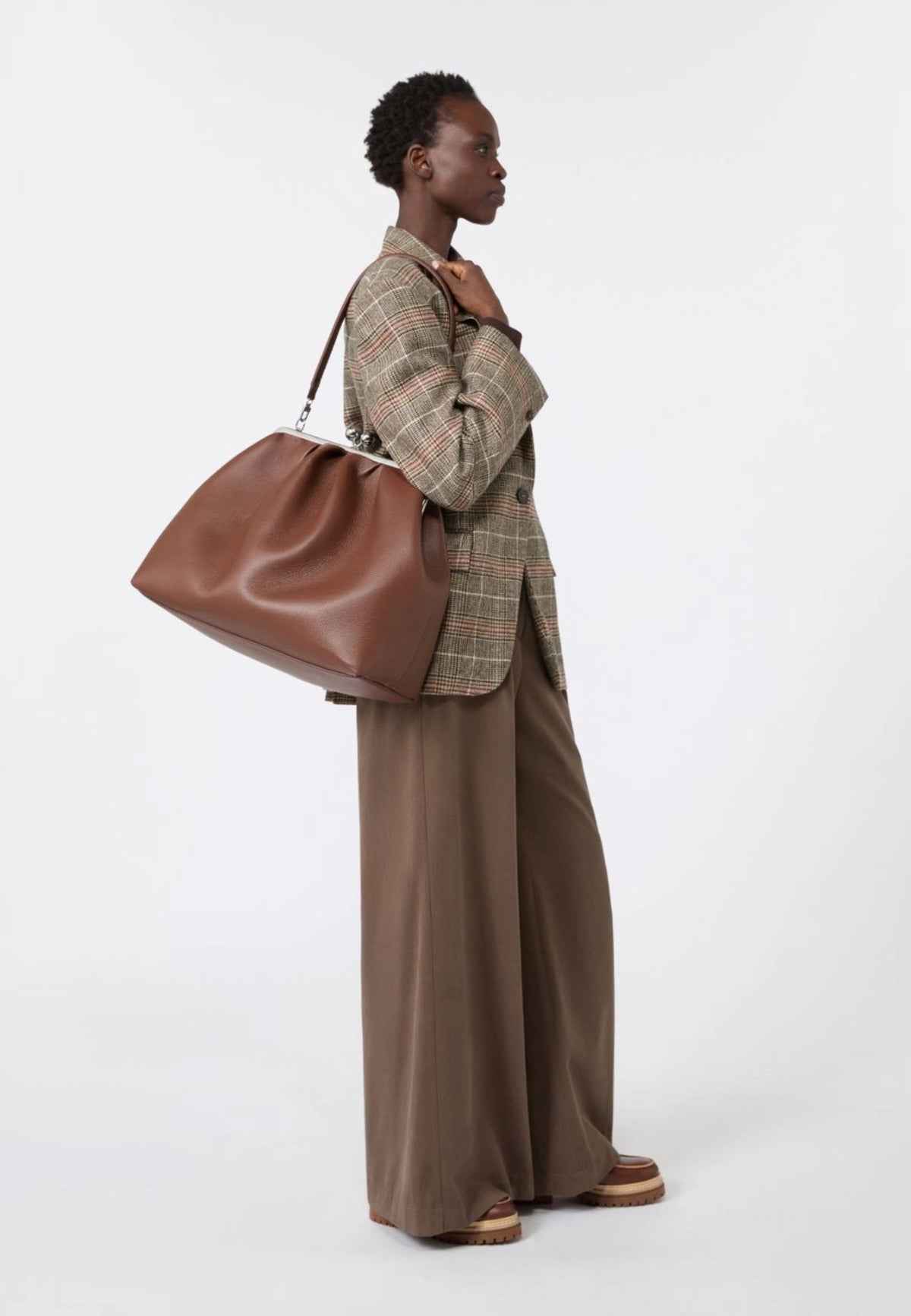 Weekend Max Mara - Pasticcino Bag XXL WKABAMBOLA in pelle
