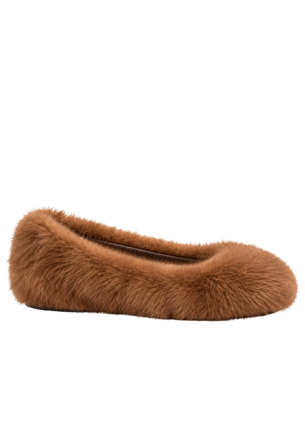Weekend Max Mara - Ballerine in pelo marrone