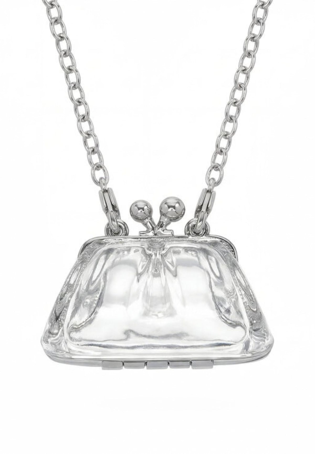 WEEKEND MAX MARA - Collana lunga Pasticcino Bag trasparente