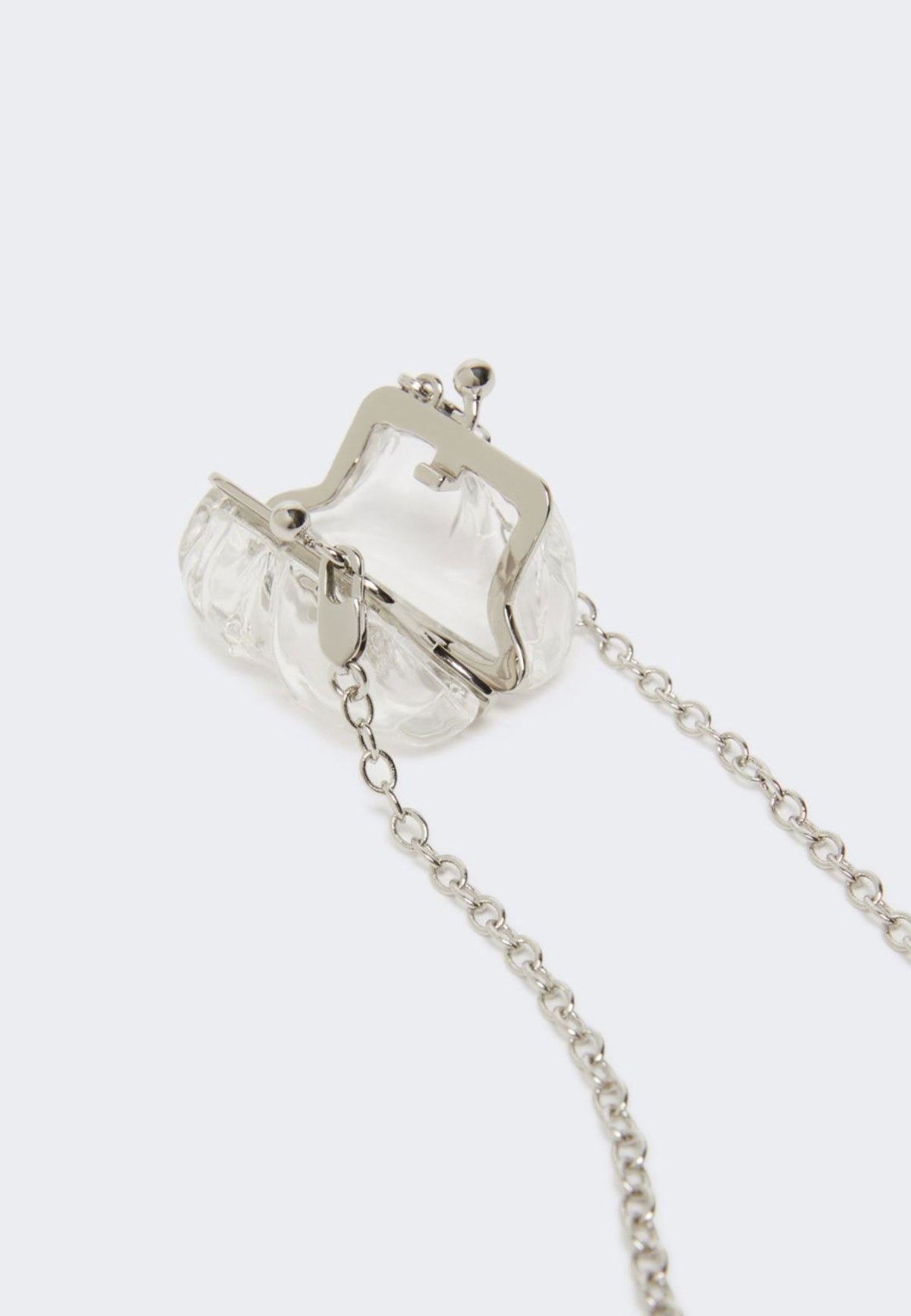 WEEKEND MAX MARA - Collana lunga Pasticcino Bag trasparente