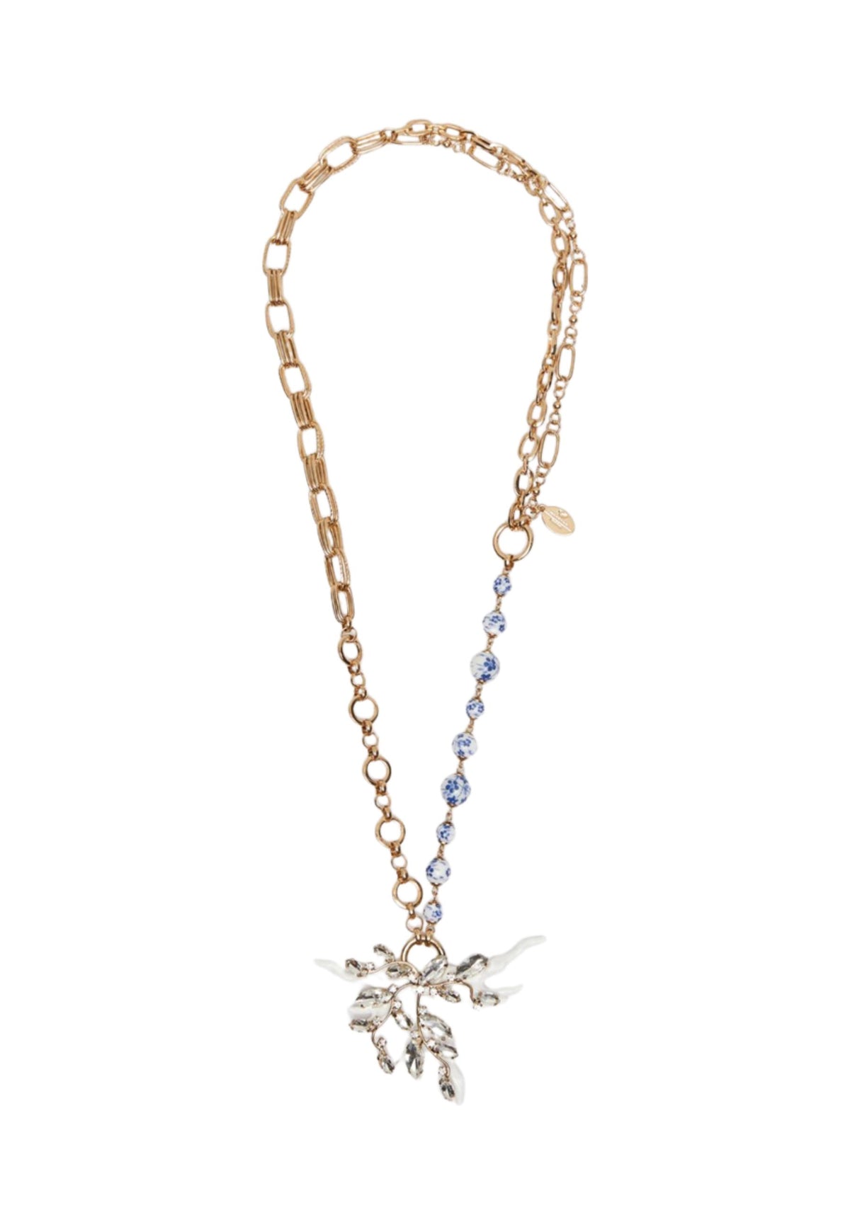 WEEKEND MAX MARA - Collana lunga con cristalli e pendente
