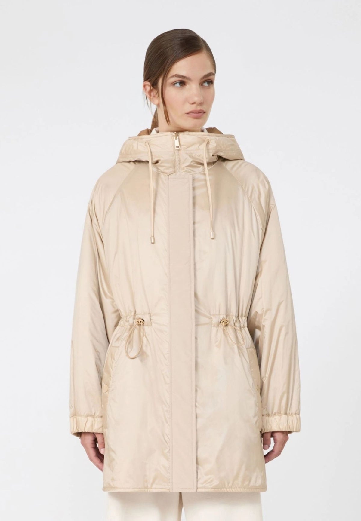 Parka reversibile Weekend Max Mara color sabbia