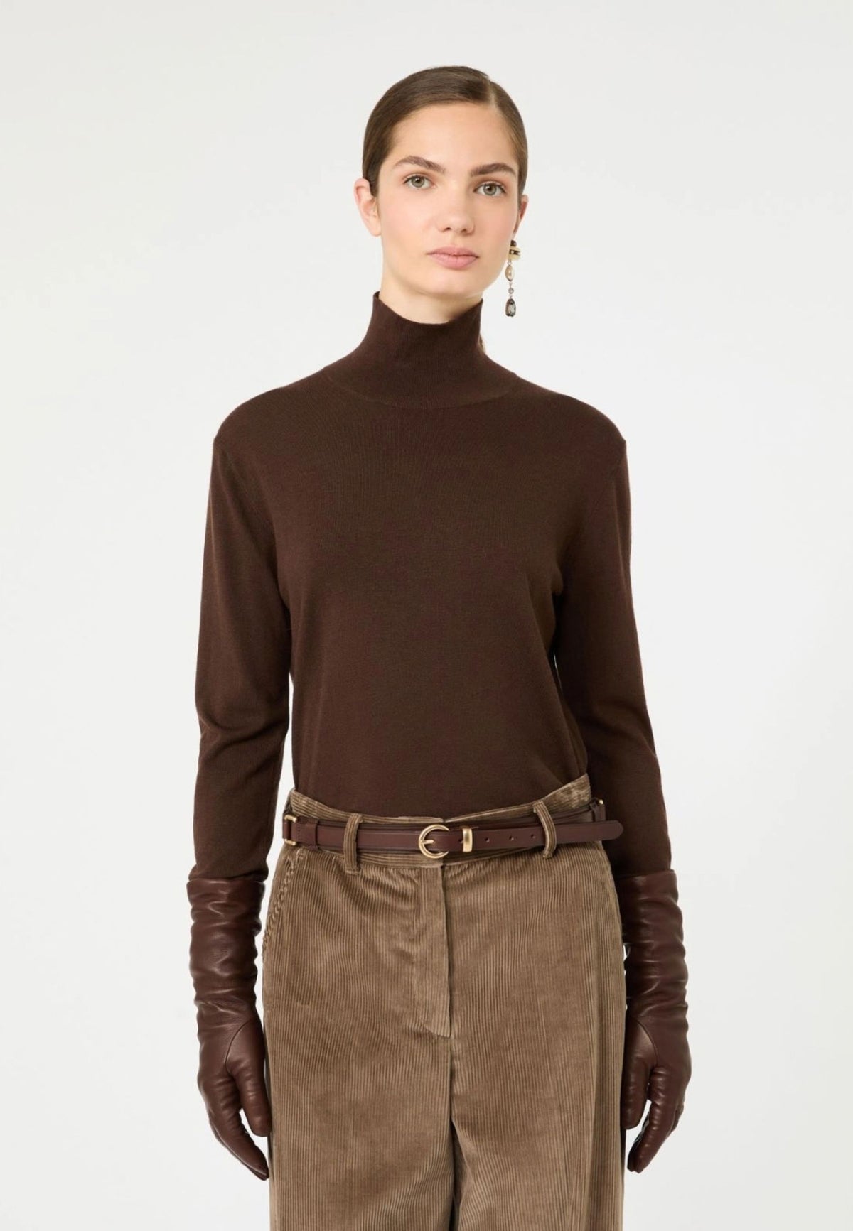 Weekend Max Mara - Maglia Dolcevita in Seta e Lana