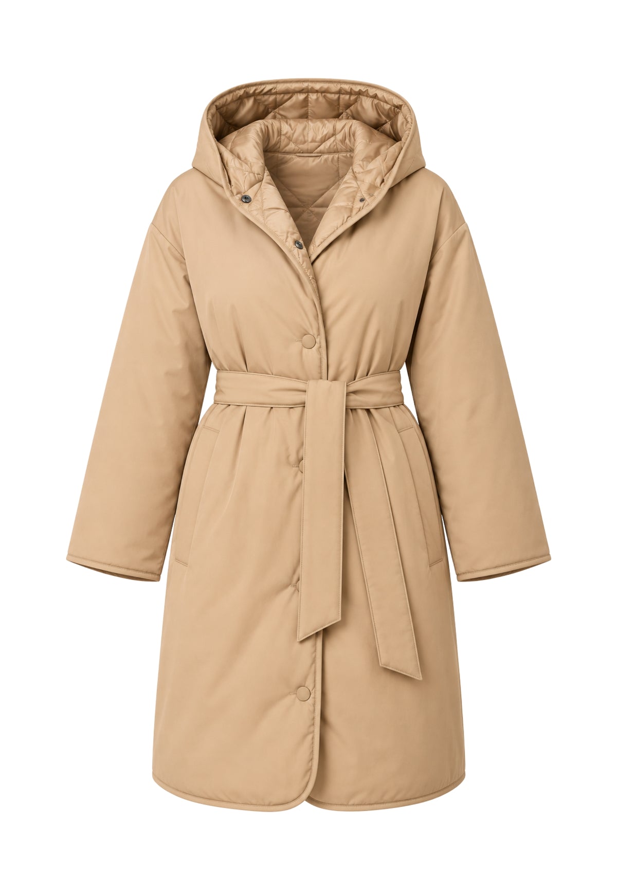 Weekend Max Mara - Piumino reversibile in twill tecnico - Cammello
