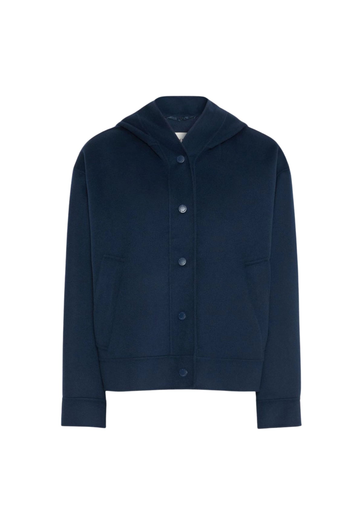 Weekend Max Mara - Giacca Cropped con Cappuccio in Lana